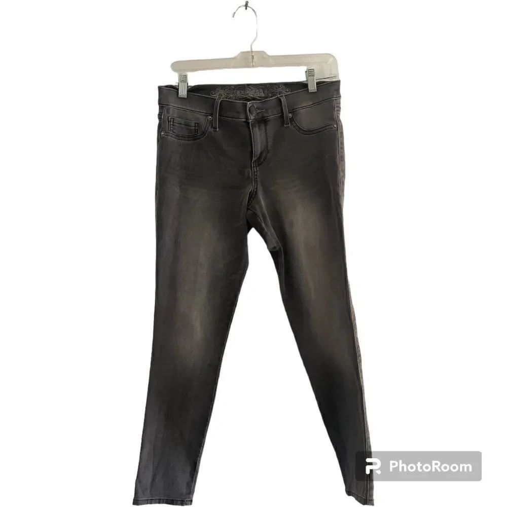 Express Stella Jean Legging Regular Fit Low Rise Size 8 Short Grey